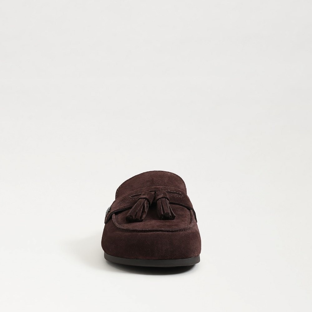Sam Edelman Astrid Mules Brown Suede - Picture 3 of 7